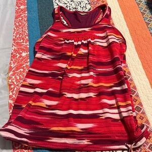 Athleta Striped Racerback Tank Top